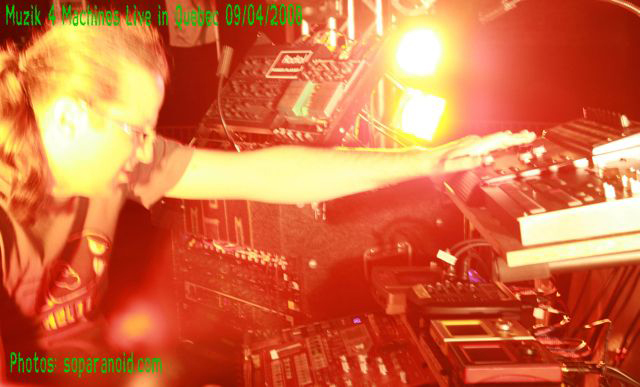 Muzik 4 Machines live in Quebec city